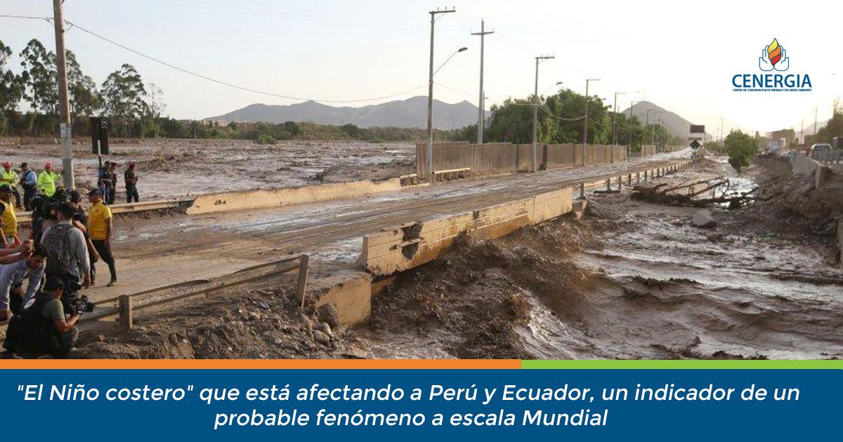 En 1998, no de dio el nombre del año por el fenómeno el niño, el cual afecto el Perú. (Foto: CENERGIA)