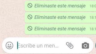 WhatsApp modifica el tiempo límite para “eliminar un mensaje para todos”