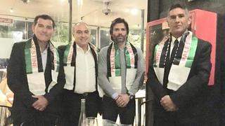 Lo bueno del fútbol: dirigentes de Alianza Lima y Palestino estrecharon lazos de amistad en la previa del partido