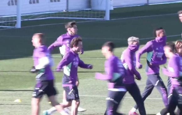 El entrenamiento del Real Madrid antes de medirse a Real Sociedad. (Video: EFE)