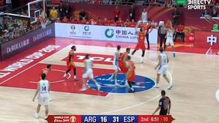 ¡Bombazo! El genial triple de Laprovittola en el Argentina vs España por la final del Mundial de Básquet 2019 [VIDEO]