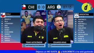 La reacción de Depor al gol de Lautaro Martínez en el Argentina vs Chile