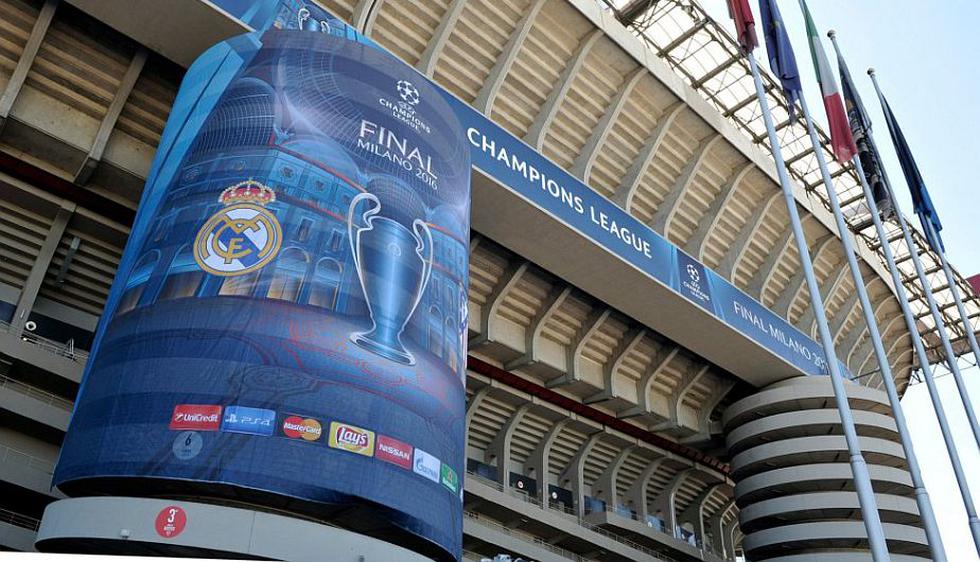 La final de Champions League tendrá como escenario al estadio Giuseppe Meazza de Italia (Comunitate de Milano).
