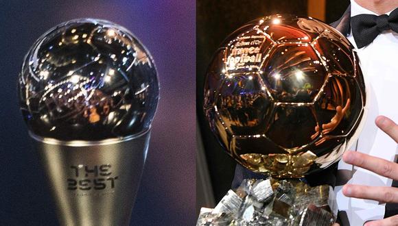 The Best y el Balón de Oro, los premios más deseados por los futbolistas a nivel mundial. (EFE / AFP)
