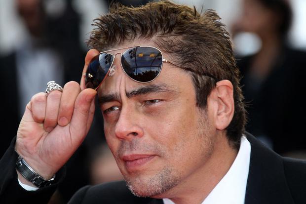 When Benicio del Toro arrived at the screening of "Il Gattopardpo" (The Leopard) presented during a special screening at the 63rd Cannes Film Festival on May 14, 2010 in Cannes (Photo: Valery Hache / AFP)