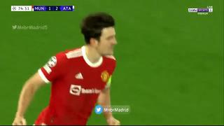 Huele a remontada: Maguire anota el 2-2 del Manchester United vs. Atalanta [VIDEO]