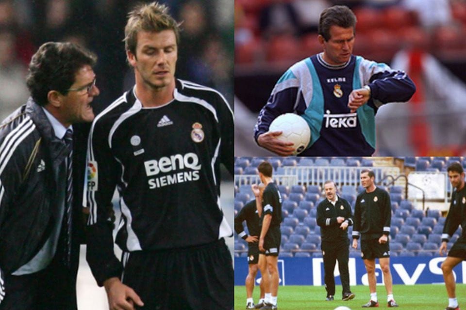 Estos son los entrenadores que Lorenzo Sanz tuvo durante su mandato en Real Madrid.