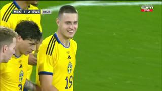 En el mejor momento de México: goles de Rohdén y Svanberg para el 2-1 de Suecia [VIDEO]