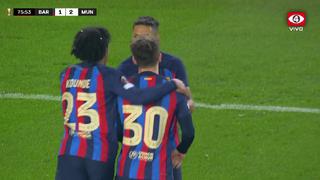 Barza empareja las cosas en el Camp Nou: Rapinha anota el 2-2 ante el United [VIDEO]