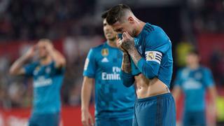 ¡Reventó el travesaño! Sergio Ramos falló penal ante su ex, Sevilla, por la Liga [VIDEO]