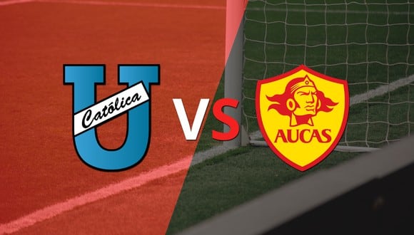 Termina el primer tiempo con una victoria para Aucas vs U. Católica (E) por 2-1