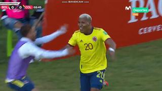Dejó a tres en el camino: golazo de Roger Martínez para el 1-0 en Colombia vs. Bolivia [VIDEO]