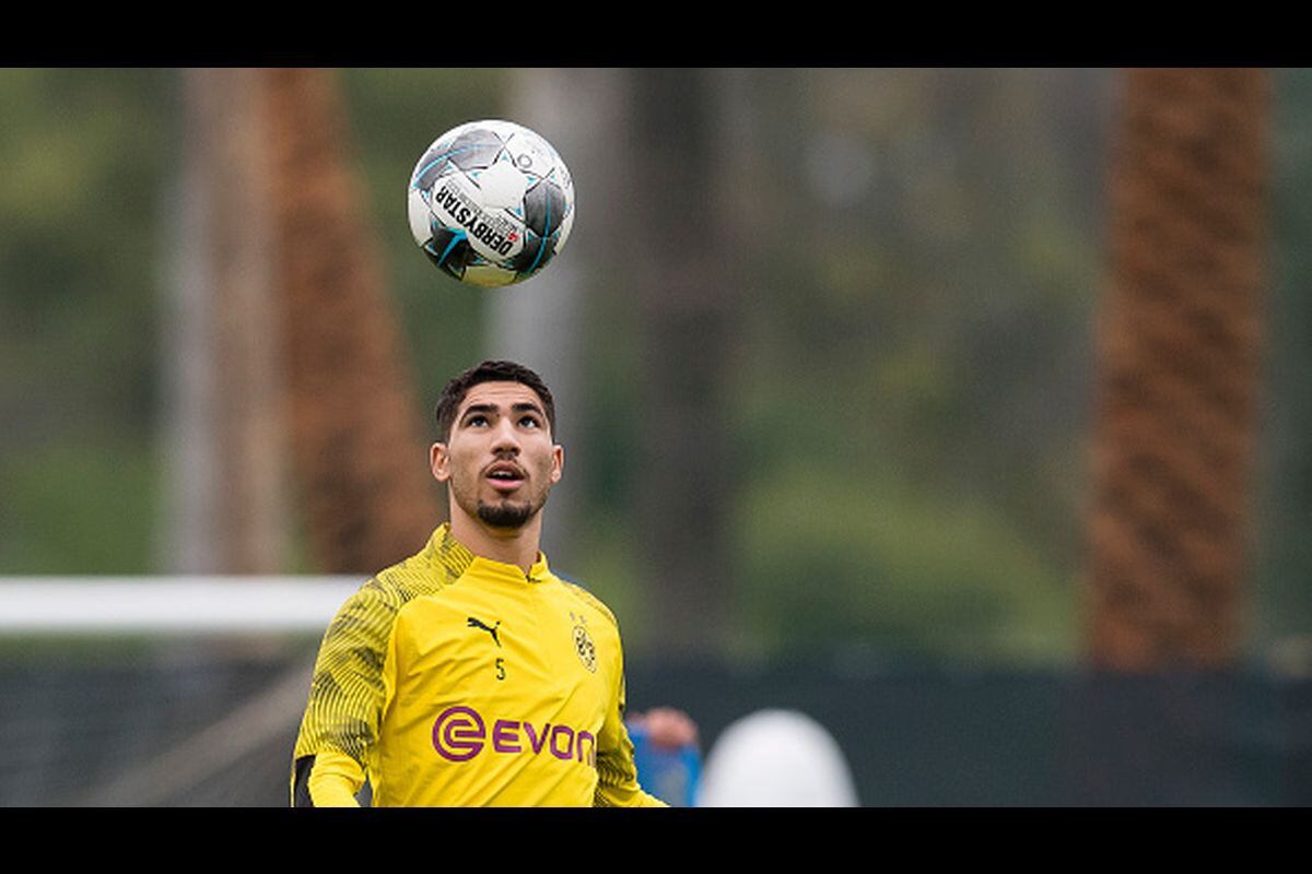 Achraf Hakimi juega cedido en el Dortmund desde el 2018. (Getty Images)