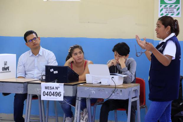 Más de 500 mil personas fueron seleccionadas como miembro de mesa para las Elecciones Regionales y Municipales 2022 (Foto: Andina)