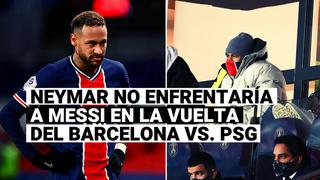 PSG: Neymar cerca de quedar descartado para enfrentar a Barcelona por Champions League