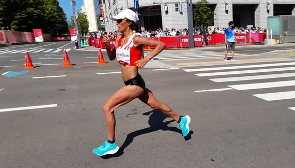 Jovana de la Cruz compitió en la maratón de los Juegos Olímpicos de Tokio 2020 (Foto: GEC)
