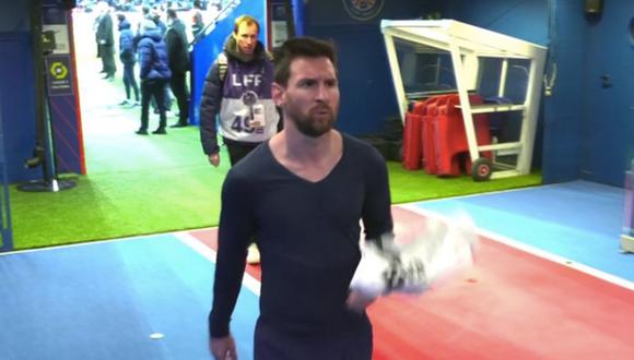 Messi se fue enfurecido del Parque de los Príncipes tras nueva derrota del PSG. (Foto: SportsCenter)