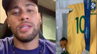 Neymar envió saludos a la esposa de Christian Cueva con video en Instagram