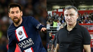 “La gente viene a verlo a él”: Galtier alaba a Messi y se olvida de Mbappé y Neymar