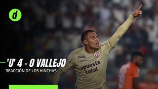 Universitario 4-0 Vallejo: mira las reacciones de los hinchas tras la goleada de la ‘U’