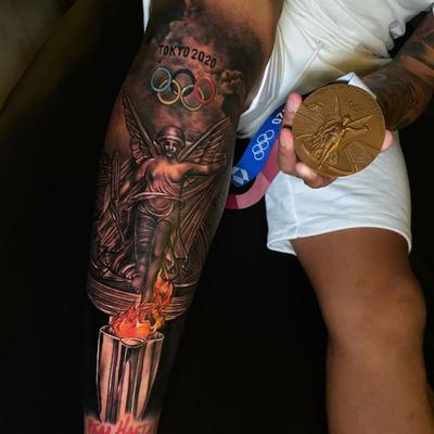 Vega: el impresionante tatuaje del delantero tras ganar el Bronce en los Juegos Olímpicos de Tokio 2020 | Selección de México | de Guadalajara | MEXICO | DEPOR