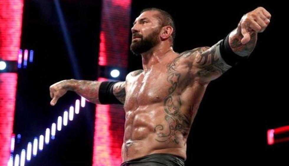 Batista ganó cuatro veces el campeonato mundial de la WWE. Además, obtuvo el Royal Rumble 2005y 2014. (WWE)
