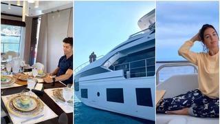 Todo un lujo. el yate de 5 millones de euros de Cristiano Ronaldo, que disfruta con su familia [FOTOS]