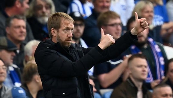 Graham Potter dejó Brighton y se convirtió en nuevo entrenador de Chelsea. (Foto: AFP)