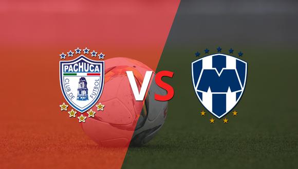 Termina el primer tiempo con una victoria para Pachuca vs CF Monterrey por 1-0