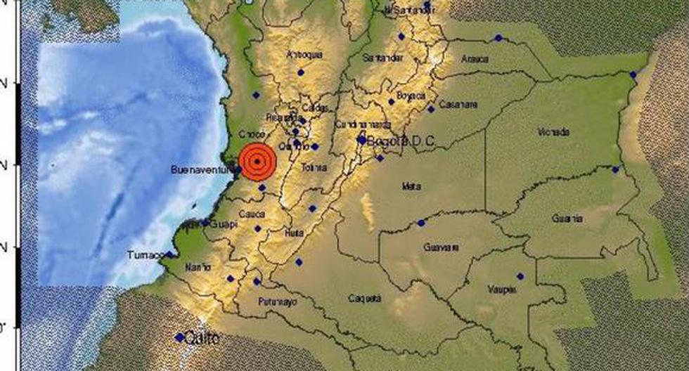 Temblor en Colombia, hoy sismo de magnitud 5.5 sacude en varias zonas