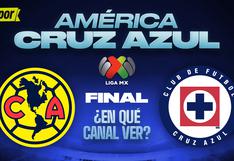 ¿Qué canales pasan América vs. Cruz Azul por la final vuelta de Liga MX?
