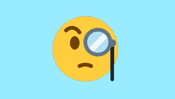 WHATSAPP | Si no lo sabías, aquí te despejamos todas las dudas del emoji con monóculo en WhatsApp. (Foto: Emojipedia)