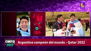 La emoción del ‘Checho’ Ibarra tras la coronación de Argentina en Qatar 2022: “No tengo palabras”