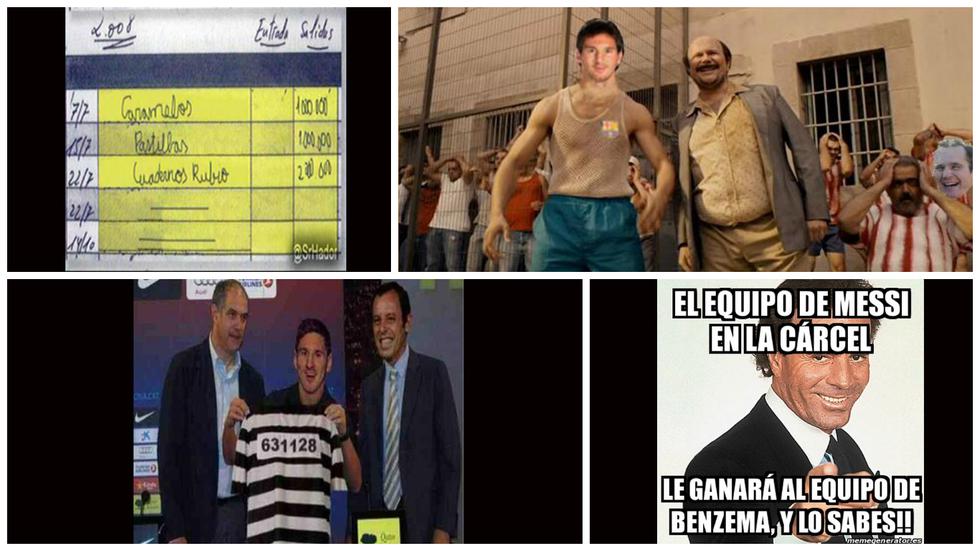 Los mejores memes de la condena de Lionel Messi.