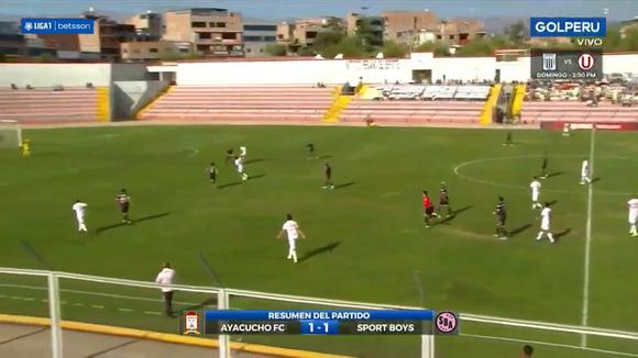 Ayacucho FC vs. Sport Boys: resumen del partido por el Torneo Clausura. (Video: GOLPERU)