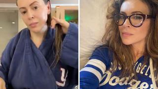 Alyssa Milano enseña las secuelas que le dejó el COVID-19: “Tómense esto en serio” | VIDEO