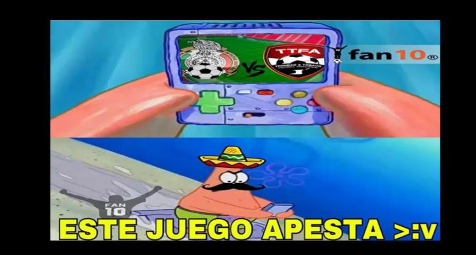Los mejores memes del triunfo de México ante Trinidad y Tobago. (Internet)