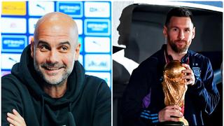 Guardiola sobre Leo Messi: “Sin Mundial, ya era el mejor de todos los tiempos”