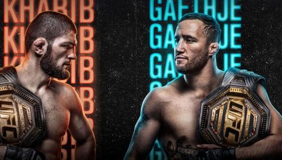 Khabib Nurmagomedov vs Justin Gaethje: fecha, horarios, canales y cartelera del UFC 254 desde Abu Dhabi. (UFC)