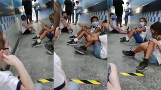 Video viral muestra cómo niños de escuela se protegen de tiroteo sin dejar de respetar la distancia social