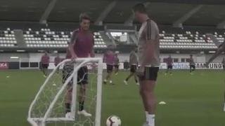 Nadie lo para: Cristiano Ronaldo y la curiosa forma de Rugani para que no meta gol [VIDEO]