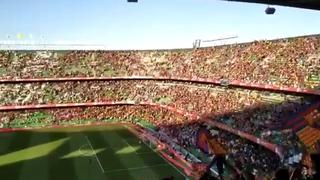 ¡La fiesta del fútbol! Así recibió el Benito Villamarín el Barcelona-Valencia por Copa del Rey [VIDEO]