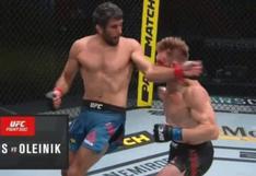 ¡Soberbio TKO! El espectacular codazo giratorio que se vio en el UFC Vegas 6 [VIDEO]