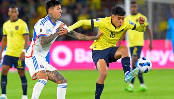 Ecuador se enfrenta contra Chile por la fecha 6 de las Eliminatorias 2026. (Foto: Conmebol).