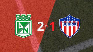 At. Nacional logra 3 puntos al vencer de local a Junior 2-1