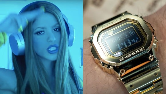 Shakira mencionó a las marcas de relojes Casio y Rolex en su canción “BZRP Music Session #53” junto a Bizarrap (Foto: SJX / Bizarrap / YouTube)