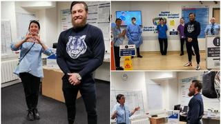 ¡Gran corazón! Conor McGregor entregó personalmente suministros médicos a un hospital de niños en Irlanda