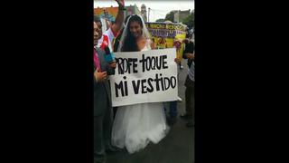 La novia que fue hasta el Nacional para darle suerte a Ricardo Gareca [VIDEO]