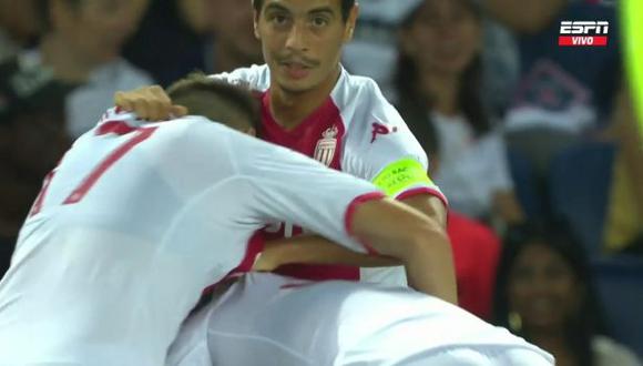 Gol de Volland para el 1-0 de PSG vs. Mónaco en Ligue 1. (Foto: ESPN)