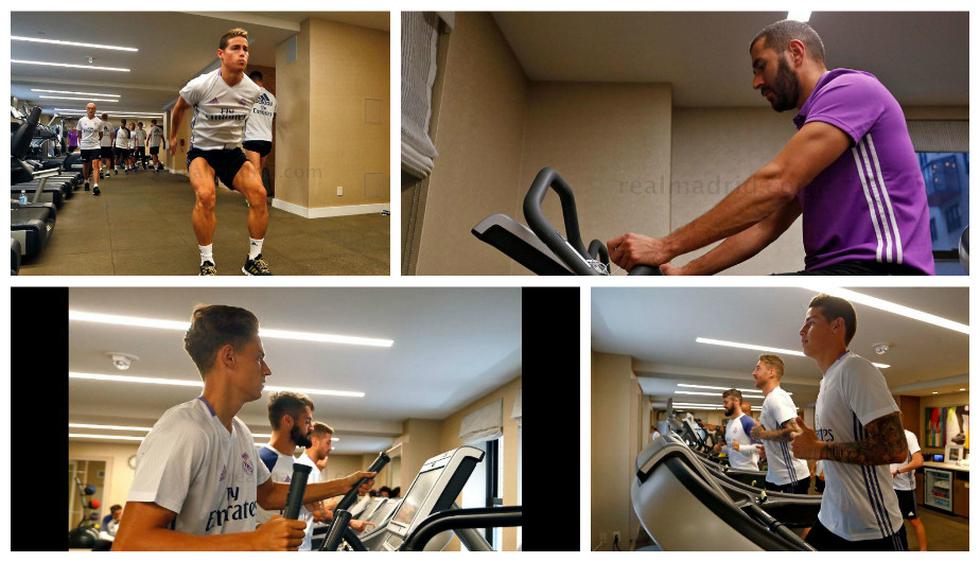 Real Madrid: las fotos de sus entrenamiento en un hotel de Nueva York. (Foto: Getty Images)